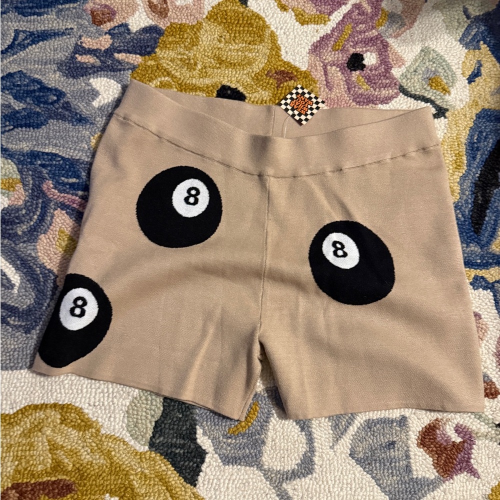Dressed in Lala 8ball knit shorts